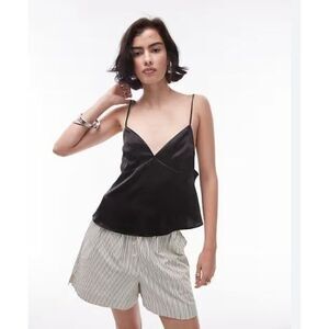 Topshop Women's Black Blouse